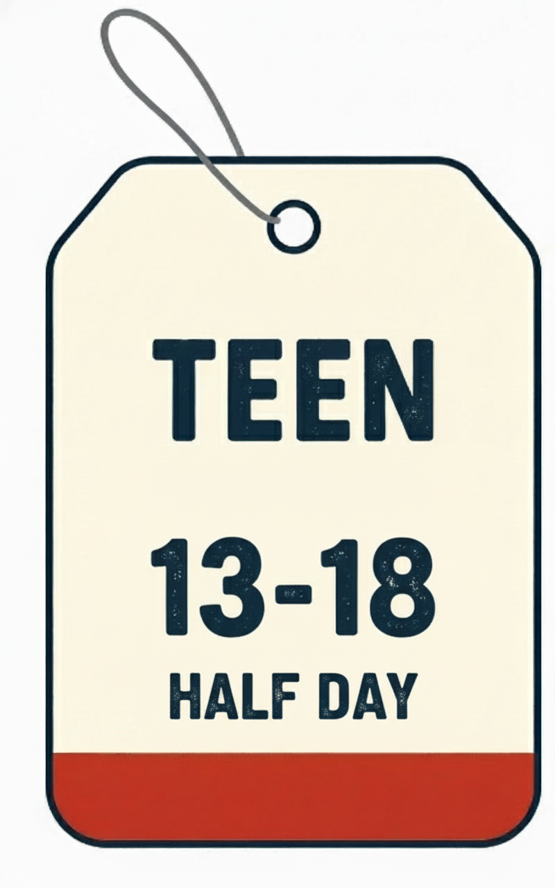 Teen Half-Day Ticket